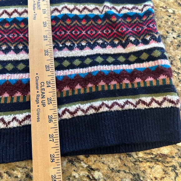 Talbots women’s Beaded Fair Isle Pullover wool blend Sweater plus size 2x - Picture 5 of 9